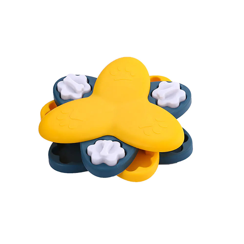 Spinning Dog Slow Feeder Toy for Interactive Fun