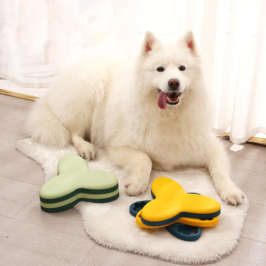 Spinning Dog Slow Feeder Toy for Interactive Fun